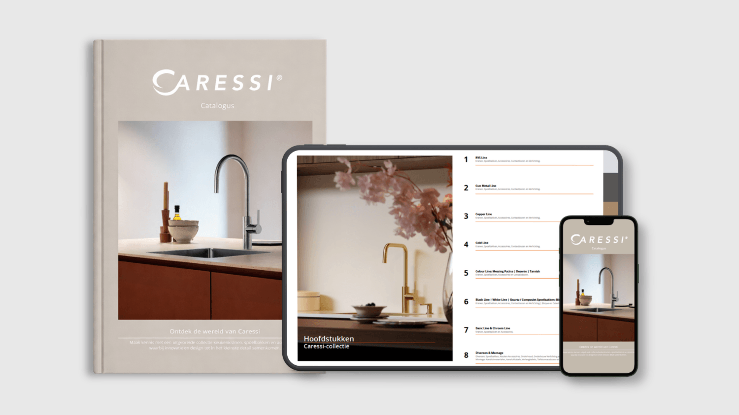 Item 4: Ontvang gratis de dealer catalogus van Caressi